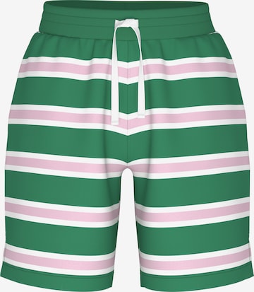 Mey Pajama pants 'Touchline Stripes' in Green: front