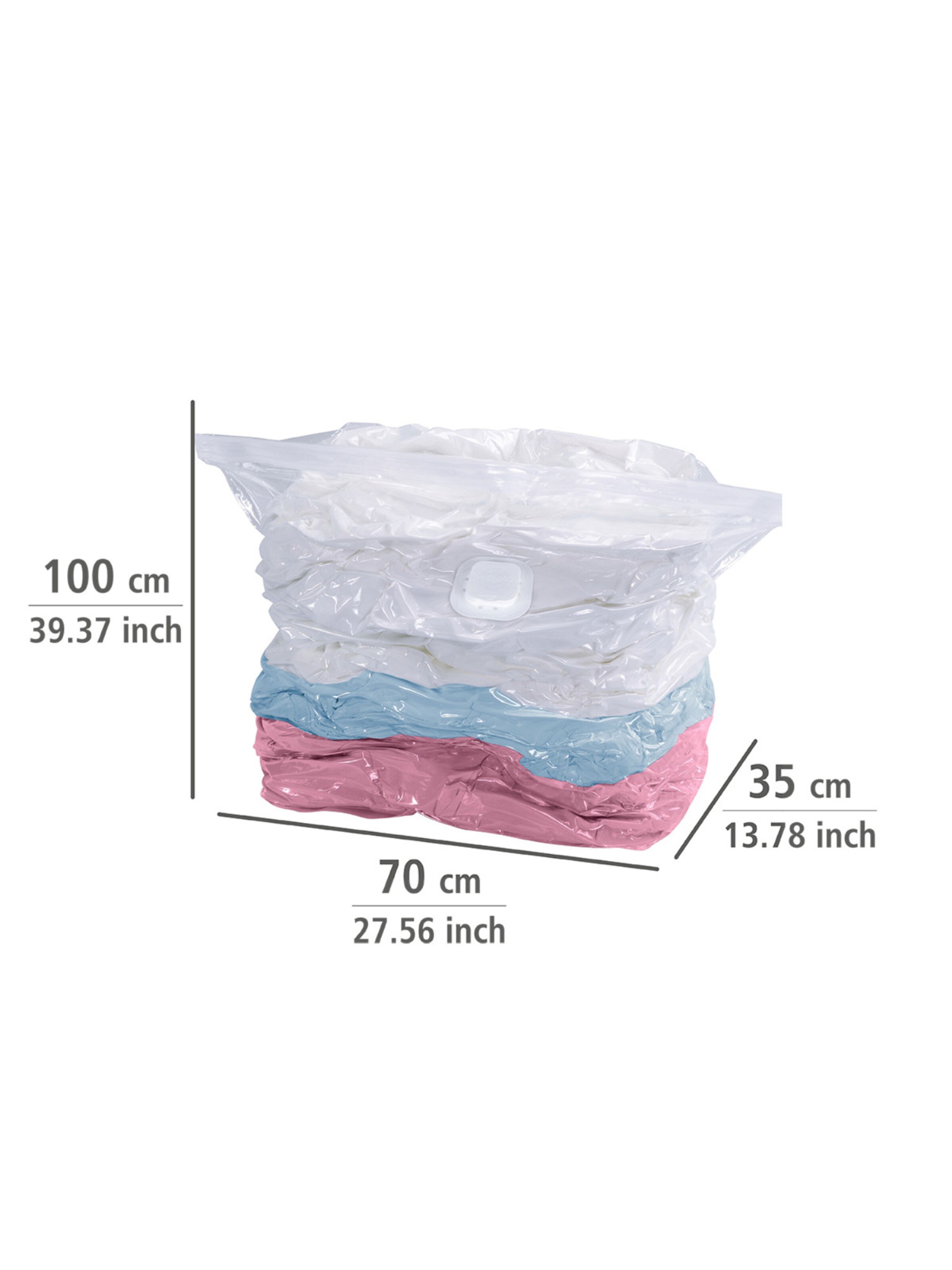 Wenko Laundry Basket in Transparent