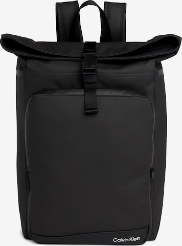 Sac à dos Calvin Klein en noir : devant