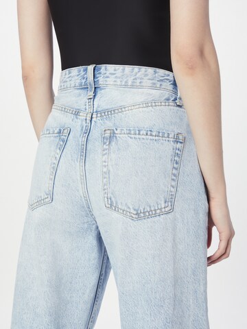 Wide leg Jeans de la River Island pe albastru