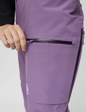 MAMMUT Regular Outdoor Pants in Purple