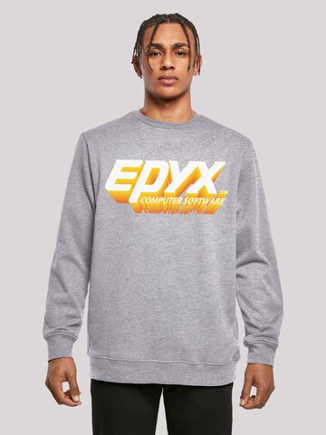 F4NT4STIC Sweatshirt 'SEVENSQUARED' in Grey: front