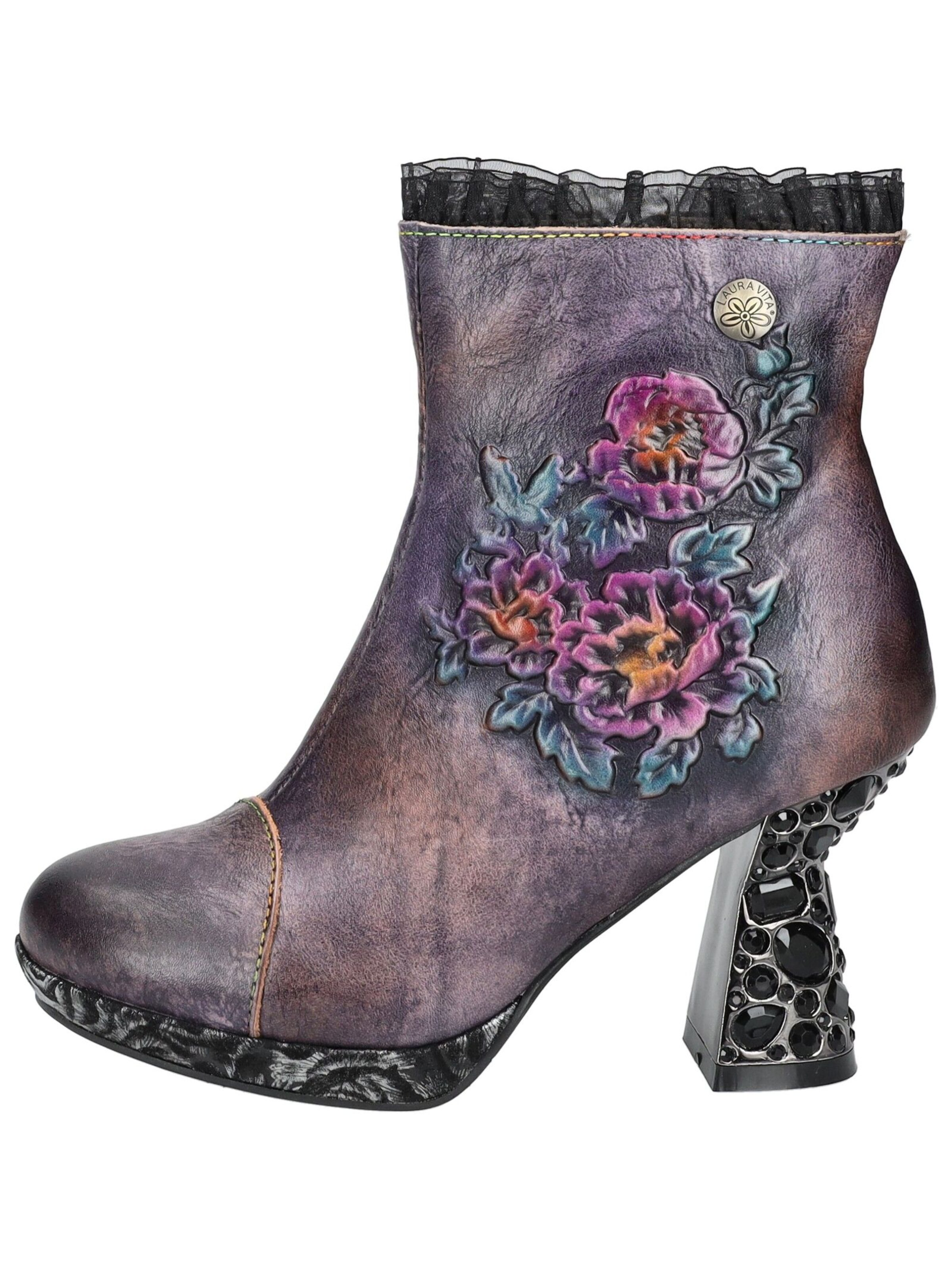 Laura Vita Stiefelette in Lila