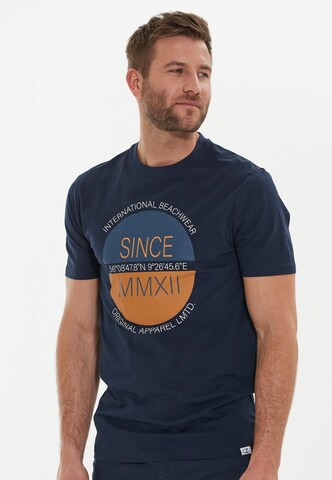 Cruz Shirt 'Dietzen' in Blauw: voorkant