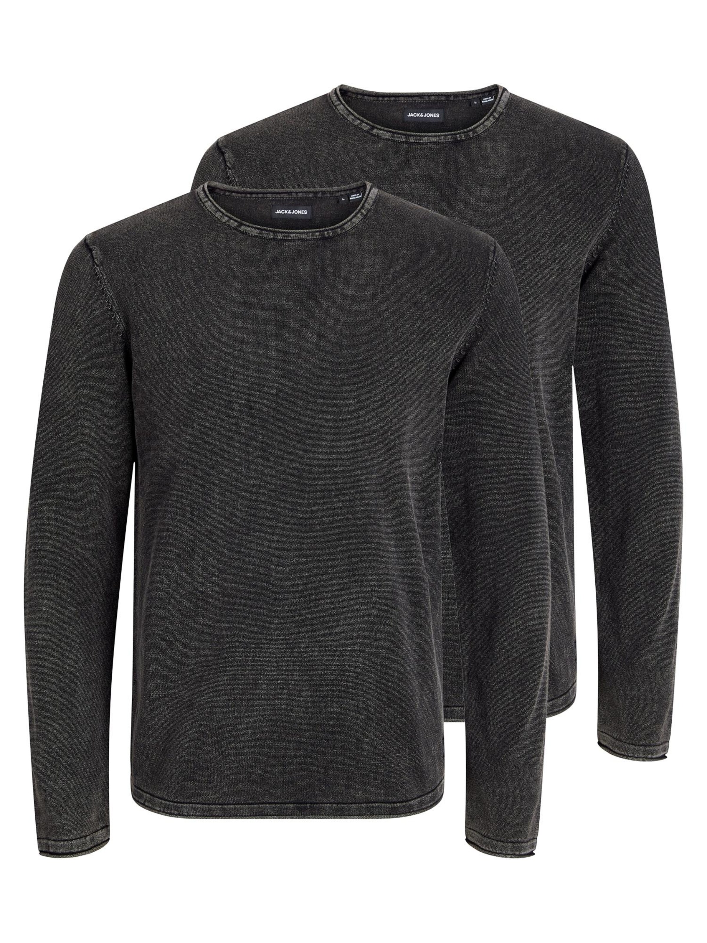 JACK & JONES Pullover 'Leo'‌‌‌‌‌‌‌ in schwarz, Produktansicht