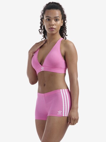 ADIDAS ORIGINALS Triangle Bra ' Unlined ' in Pink