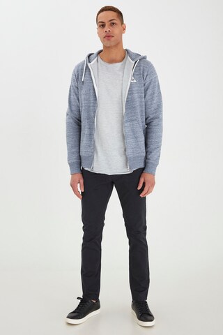 BLEND Zip-Up Hoodie in Blue