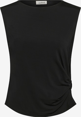SOAKED IN LUXURY Top – černá: přední strana