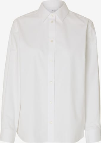 Chemisier 'SLFESTER' SELECTED en blanc : devant