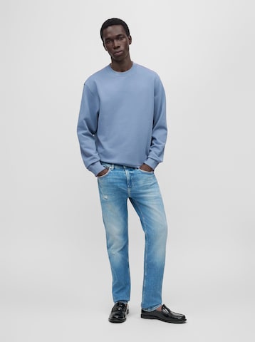 BOSS Sweatshirt 'WeSmall' in Blue