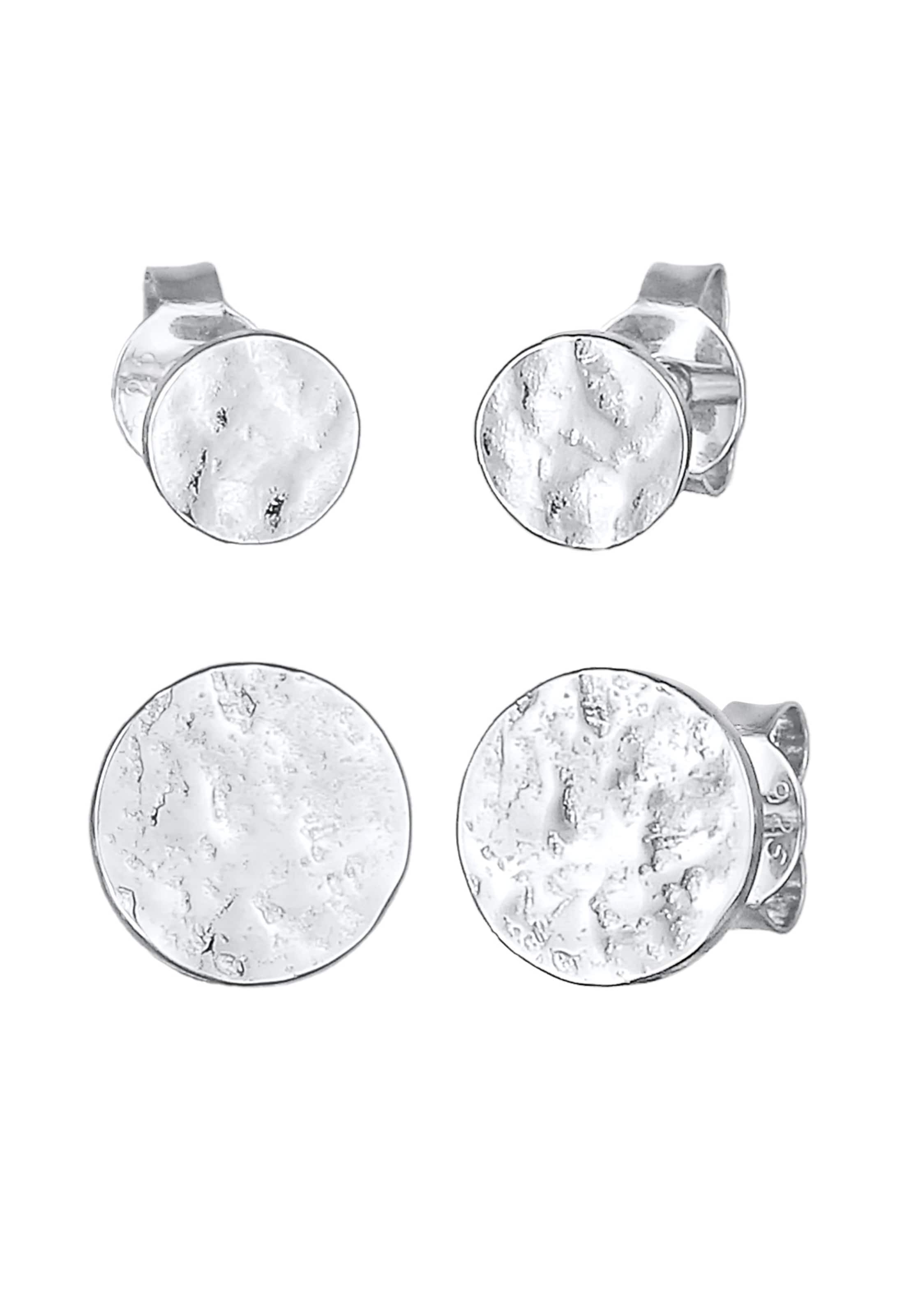 ELLI Oorbellen in Zilver: voorkant