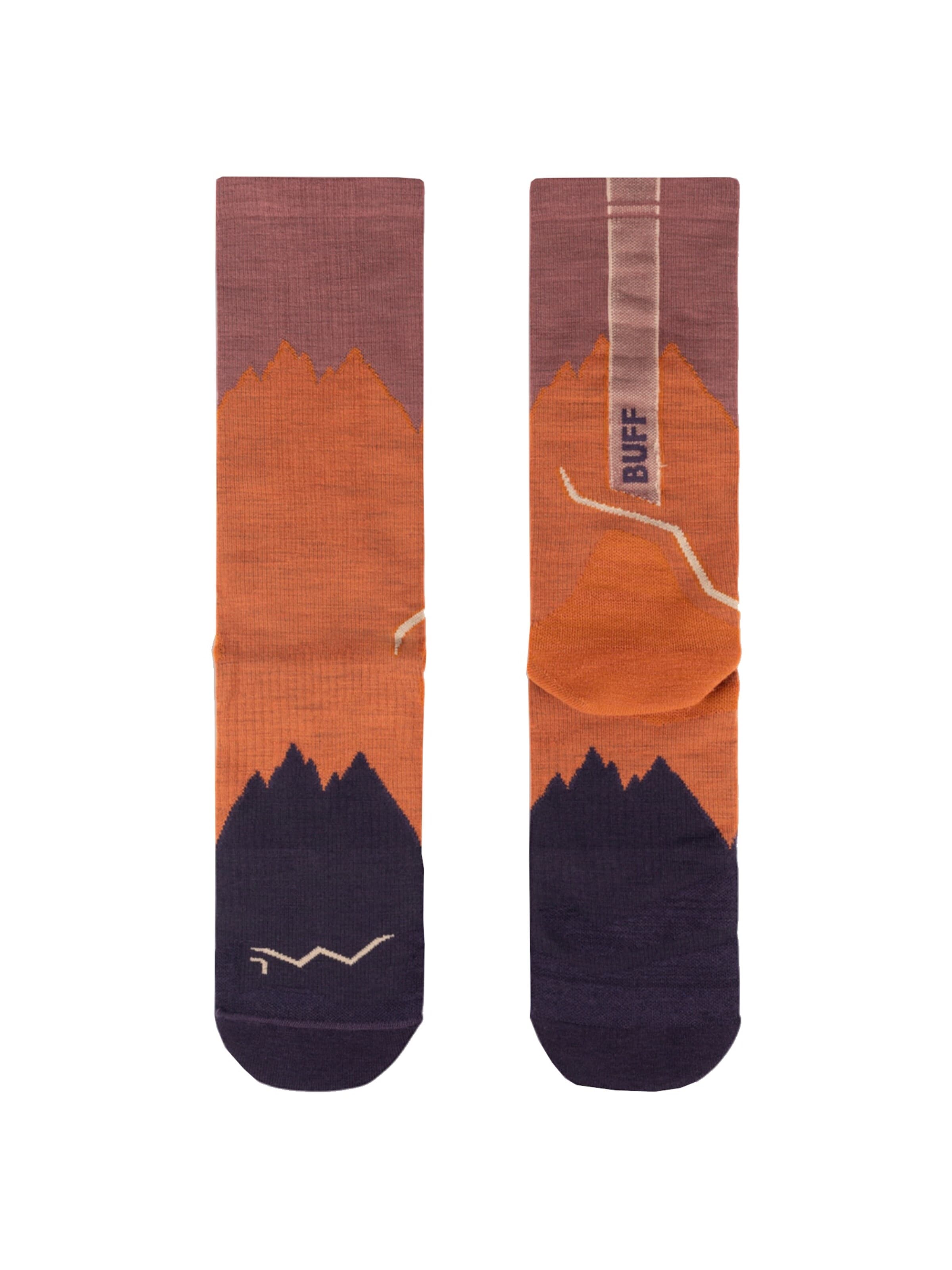 BUFF Socken 'BUFF Merino Lightweight Crew Socks'‌‌‌‌‌‌‌‌ in Braun
