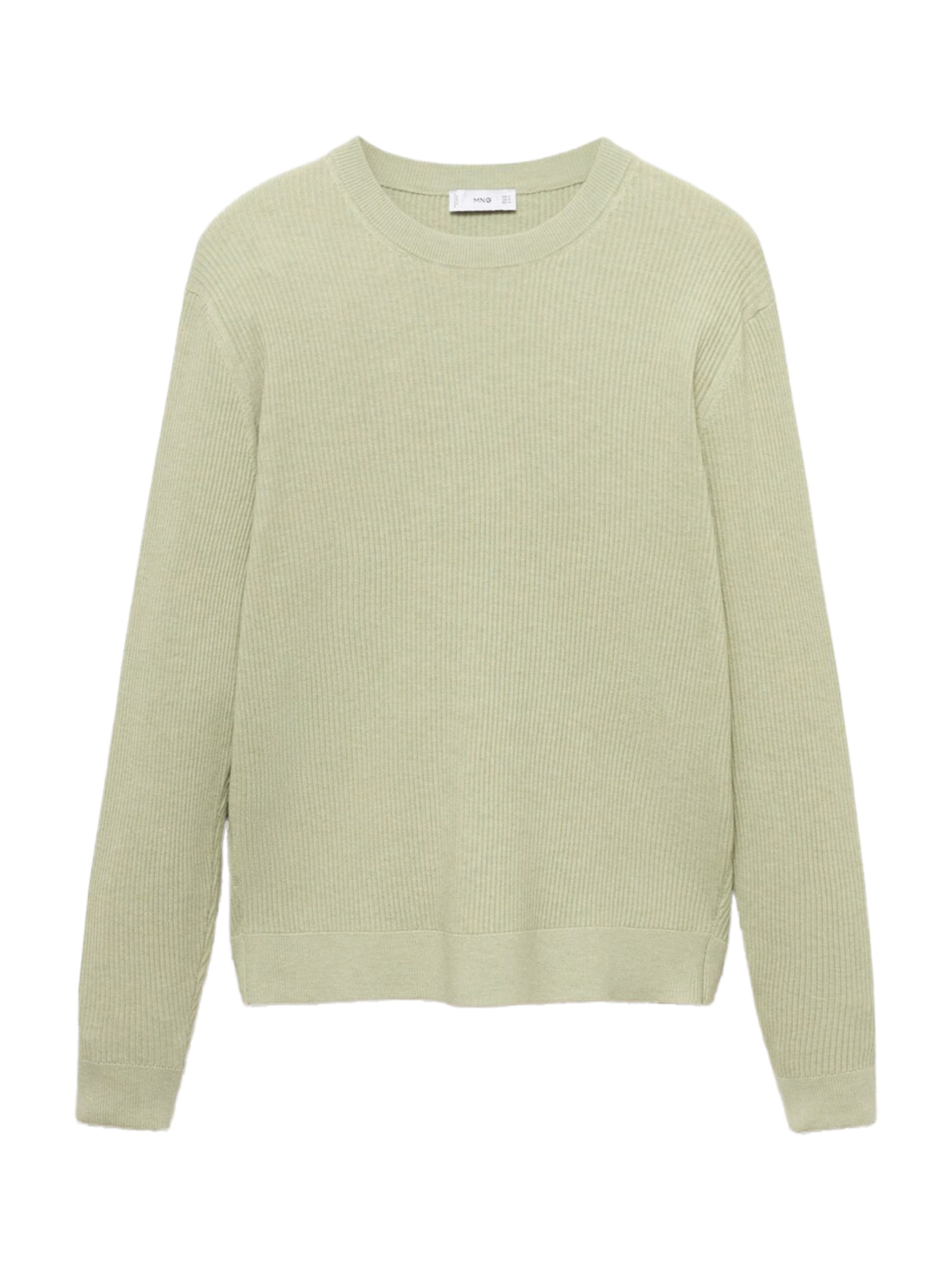 MANGO MAN Pull-over 'ANTIGUA' en vert pastel, Vue avec produit