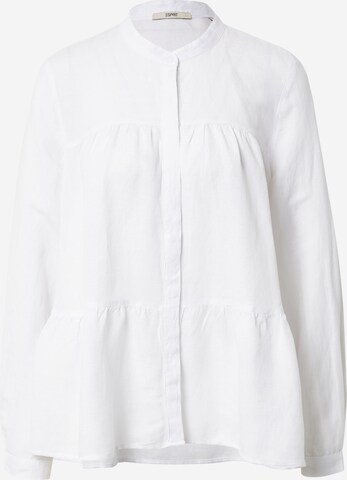 Camicia da donna di ESPRIT in bianco: frontale