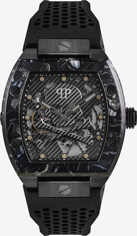 Philipp Plein Uhr in Schwarz: predná strana