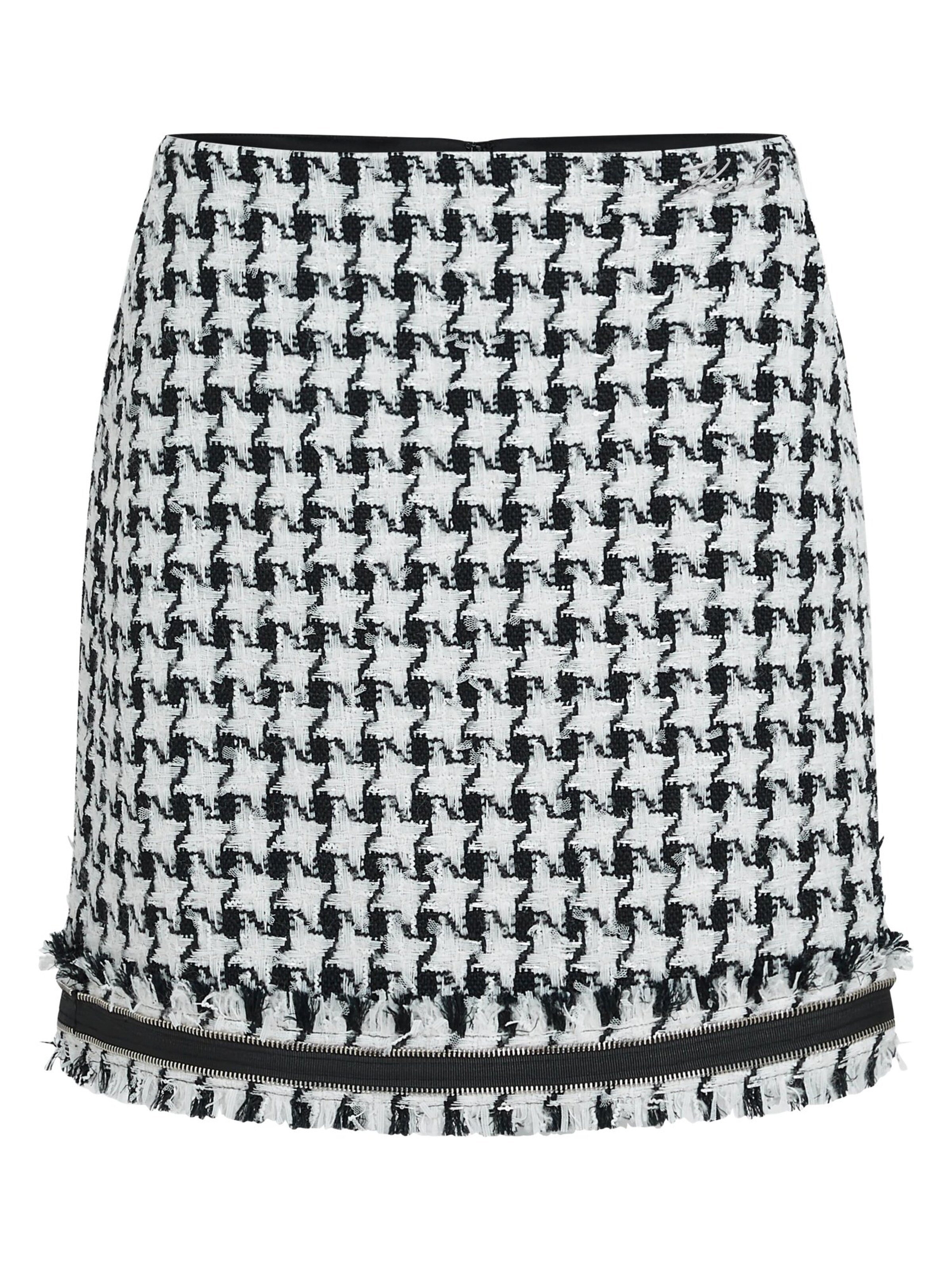 Karl Lagerfeld Rock in Schwarz: Vorderseite