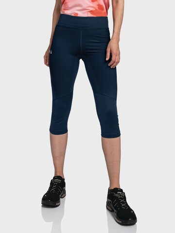 Schöffel Skinny Outdoor trousers 'Hestad' in Blue: front