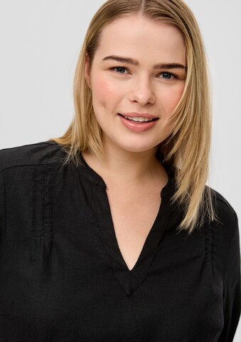 s.Oliver Red Label Plus Blouse in Zwart