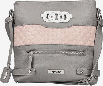 Rieker Crossbody Bag in Grey: front