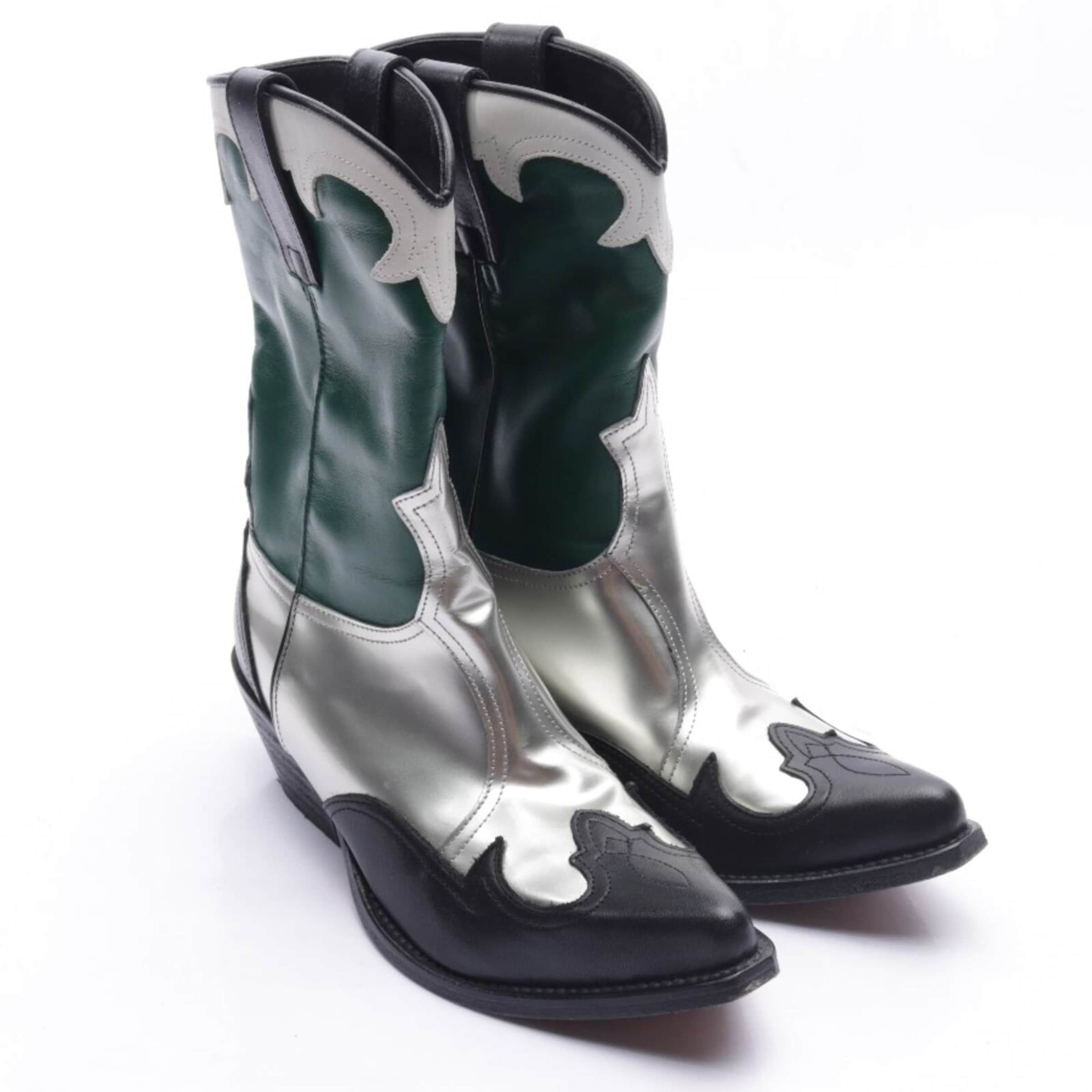 Emporio Armani Dress Boots in 35 in Mixed colors: front