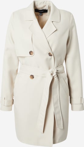 VERO MODA Between-Seasons Coat 'Celeste' in Beige: front