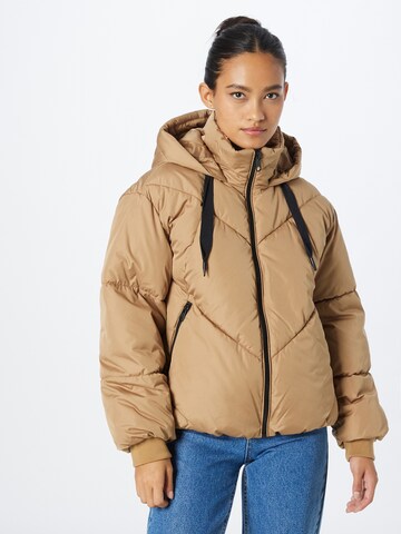 VERO MODA Between-Season Jacket 'BEVERLY' in Beige: front