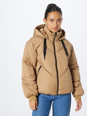 VERO MODA Between-Season Jacket 'BEVERLY' in Beige: front