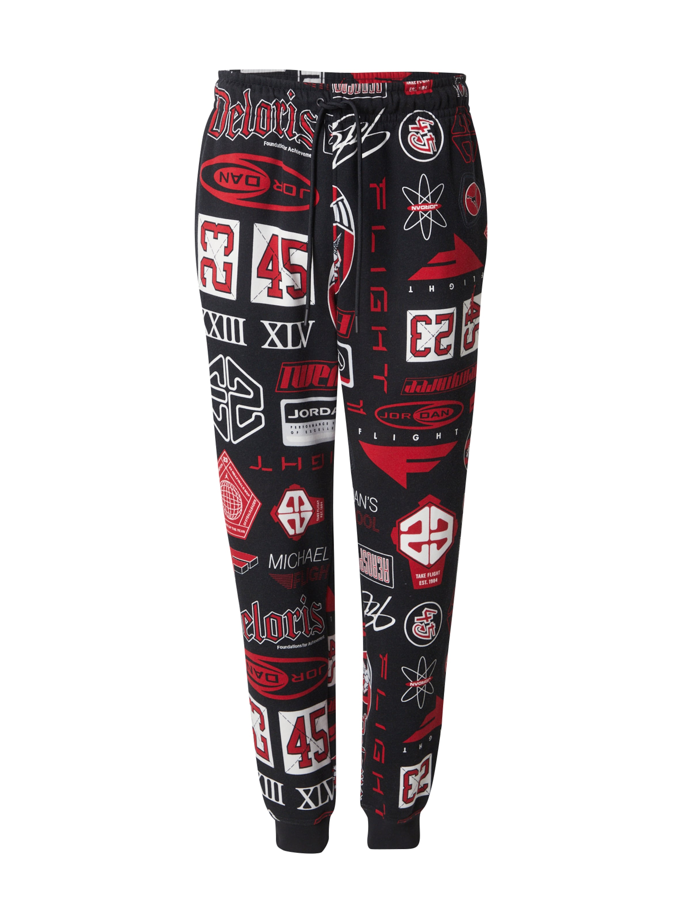 Jordan - Regular Calças 'ESS' em preto: frente