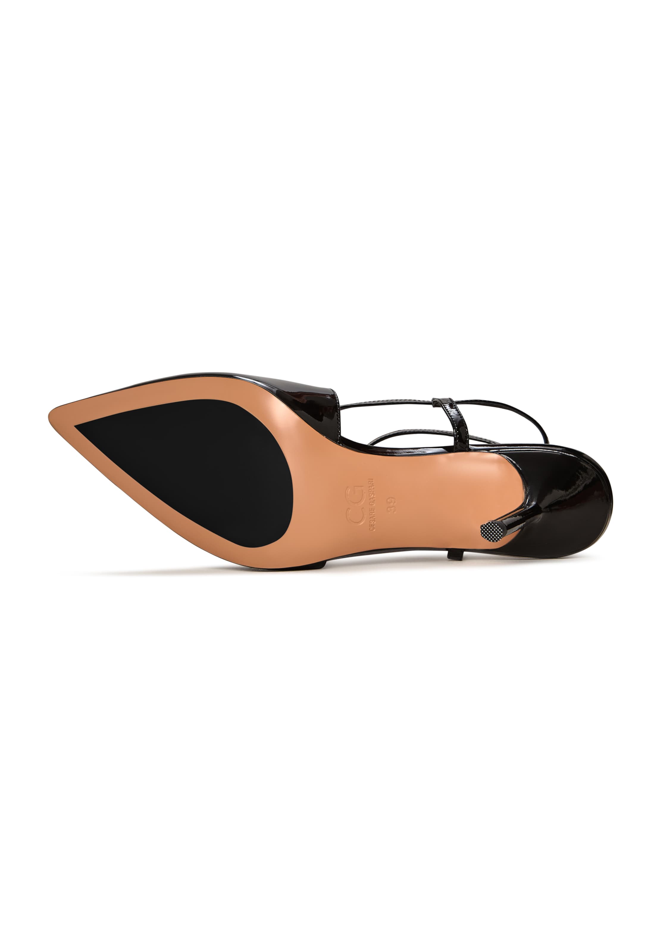 CESARE GASPARI Slingpumps in Zwart