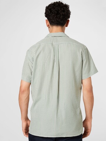 forét Regular fit Button Up Shirt 'LANE' in Green