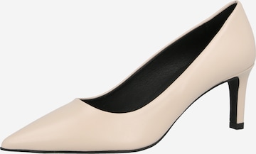 Escarpins 'ESSENTIAL DECOLLETE T.60' FURLA en beige : devant