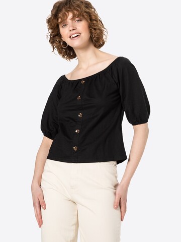 ABOUT YOU Blouse 'Gisa' in Zwart: voorkant