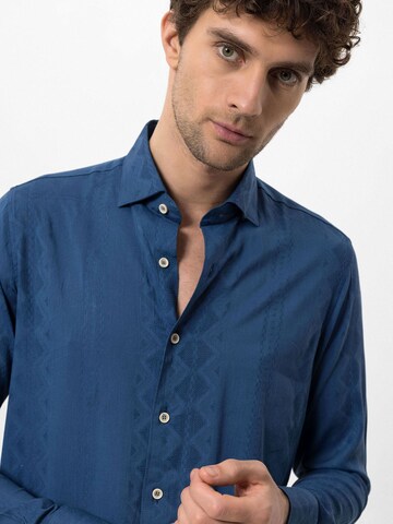 Antioch Regular fit Button Up Shirt in Blue