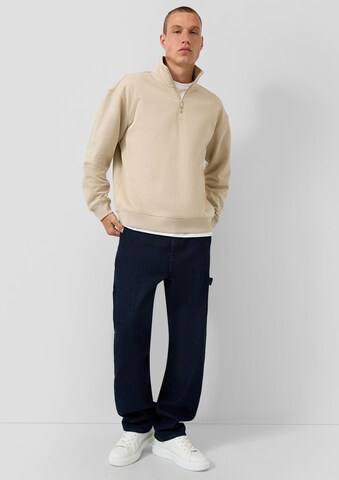 QS - Sweatshirt em bege