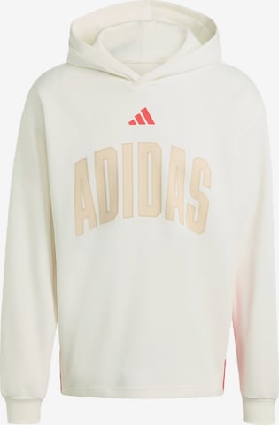 Sweat de sport 'Stadium' ADIDAS SPORTSWEAR en blanc : devant
