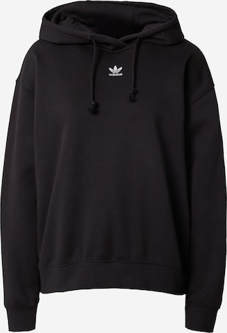 ADIDAS ORIGINALS Sweatshirt 'Adicolor Essentials friend' in Black: front