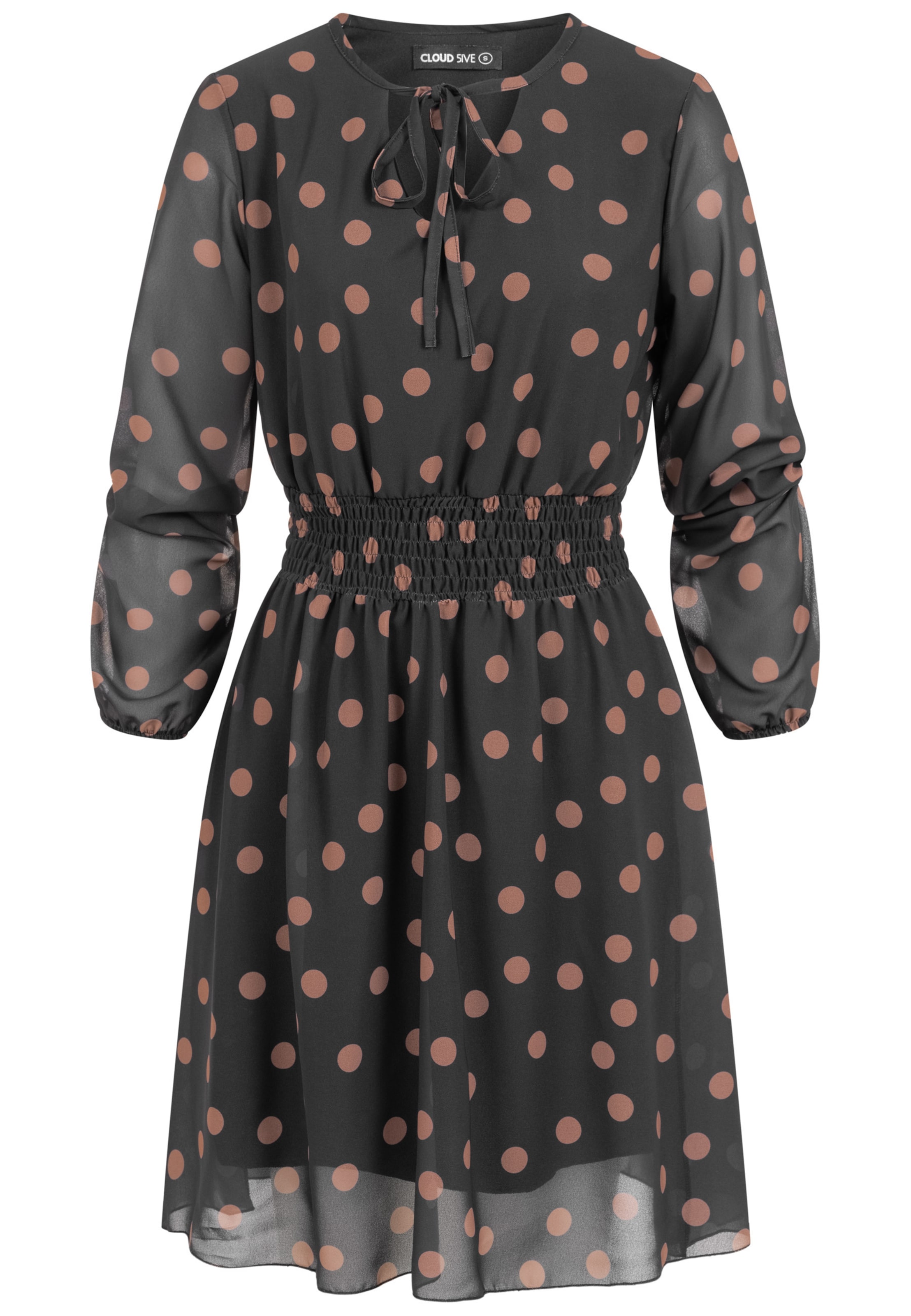 Cloud5ive Šaty – černá: přední strana