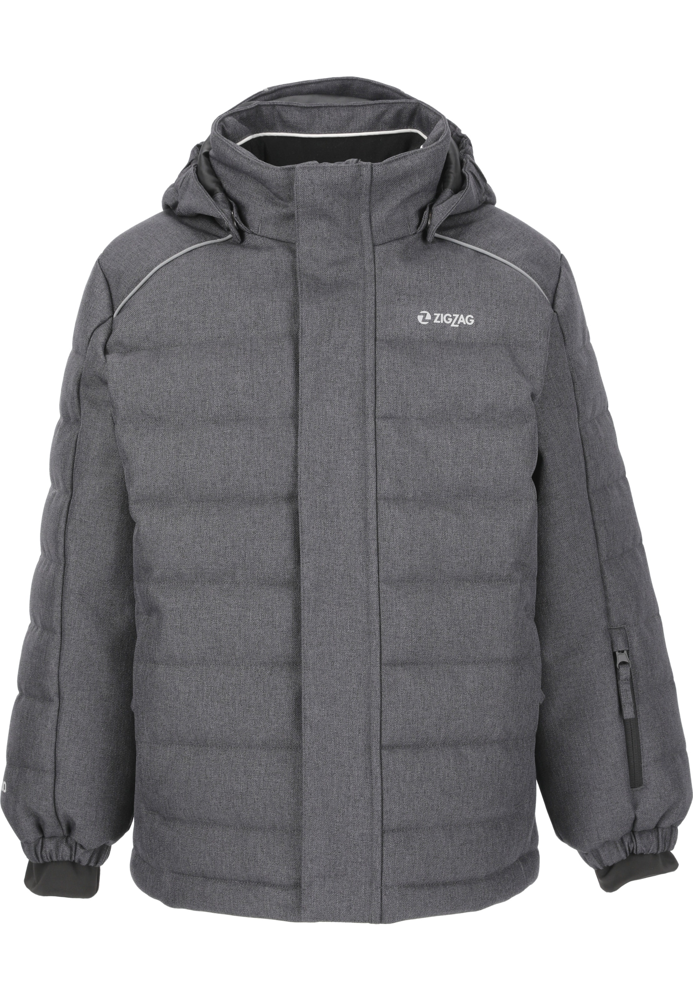 ZigZag Winter jacket in Grey: front