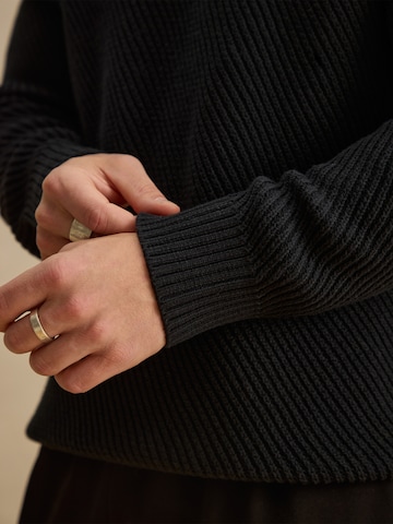 Pull-over 'Justus' DAN FOX APPAREL en noir