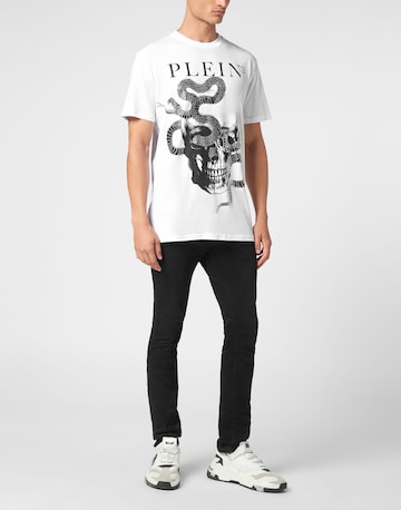 Philipp Plein - Camiseta 'Snake' en blanco