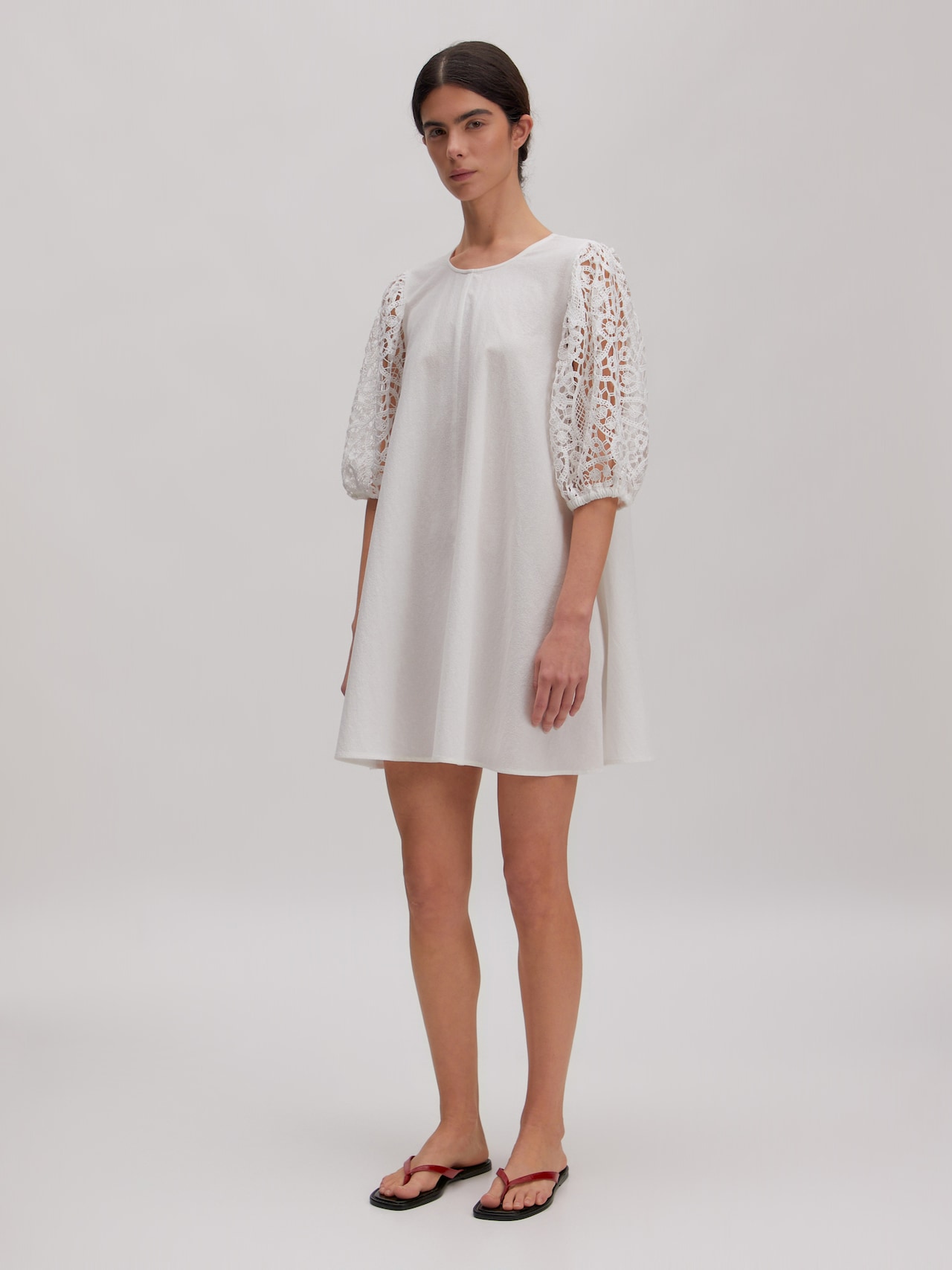 EDITED Neuheiten Kleid 'Nanni' weiß