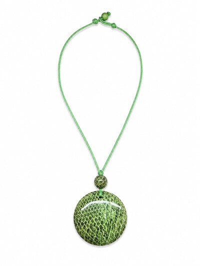 COLLEZIONE ALESSANDRO Necklace 'Serpente' in Onesize in Green, Item view