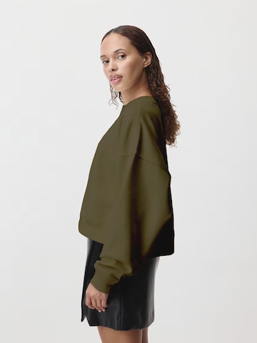 LeGer by Lena GerckeSweater majica 'Antonietta' - zelena boja