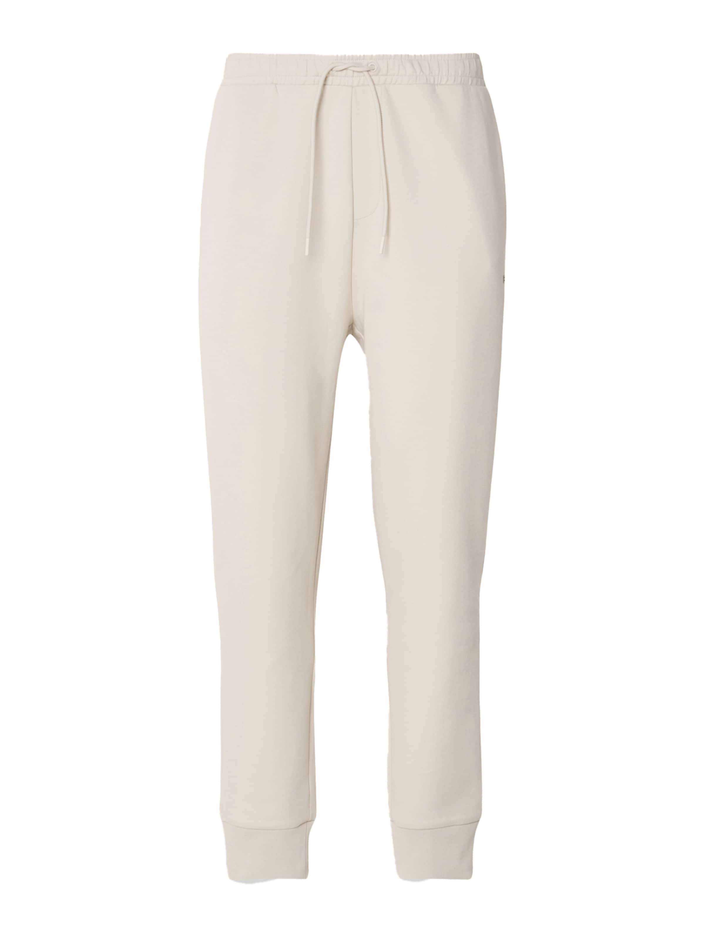 Effilé Pantalon 'Hadiko' BOSS en beige : devant