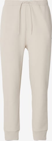 BOSS Tapered Housut 'Hadiko' värissä beige: etupuoli