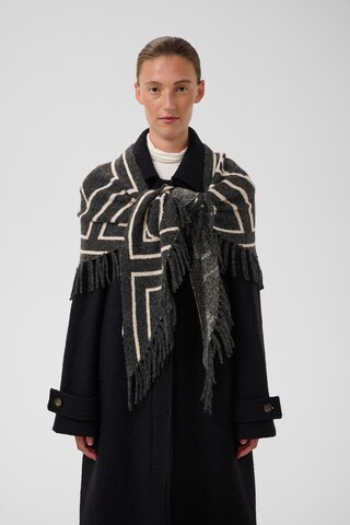 Foulard 'SLHedaya' SOAKED IN LUXURY en noir : devant