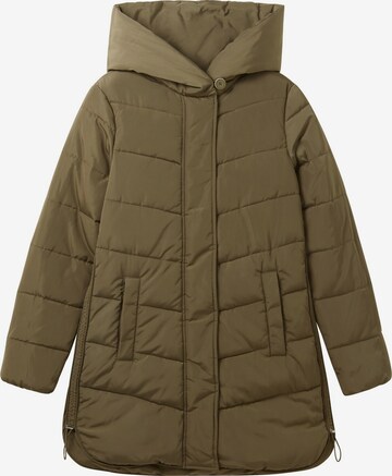 TOM TAILOR Winter Coat in Green: front