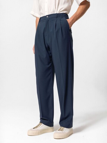 regular Pantaloni con piega frontale 'Mirko' di Antioch in blu