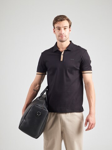 BOSS Shirt 'H-Phillipson 200' in Zwart: voorkant