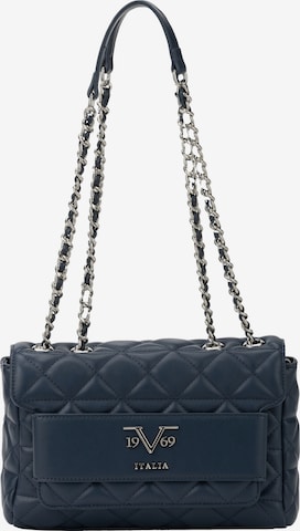 19V69 ITALIA Чанта с презрамки 'Gaia Silver' в синьо: отпред